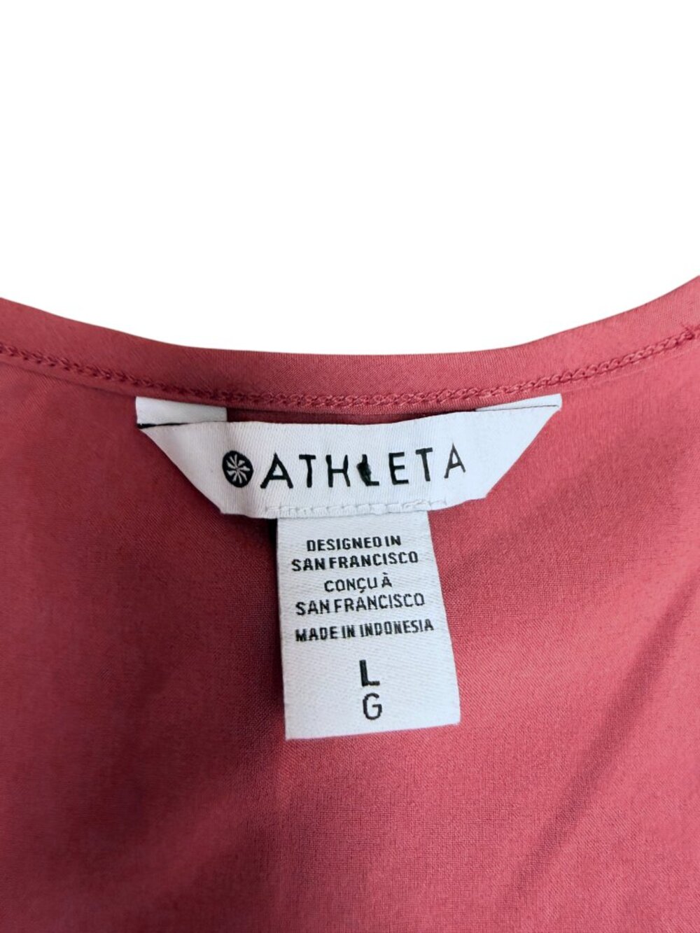 ATHLETA Women's NEW Presidio Traveler Maxi Dress w/Pockets in Rosewood | Size L - Picture 7 of 10